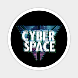 CYBERSPACE - Futuristic Design Magnet